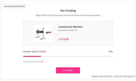 ⚠️⚠️update On My Lovense Sex Machine Crowdfunding Goal⚠️⚠️ By