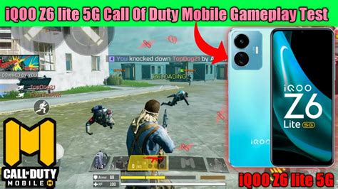 IQOO Z6 Lite 5G Call Of Duty Mobile Gameplay Test IQOO Z6 Lite 5G Cod