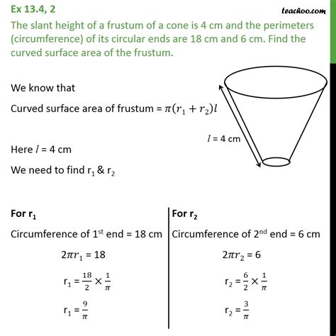 How To Find Slant Height Of A