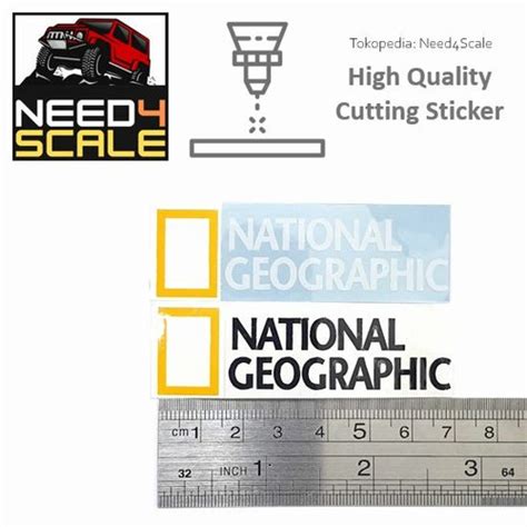 Jual Sticker Emblem Decal "NATIONAL GEOGRAPHIC / WILD" Mini RC Stiker 1 ...