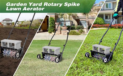 Amazon Suchtale Inch Push Spike Aerator Heavy Duty Rolling