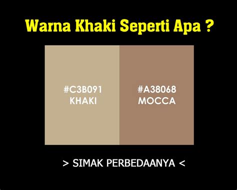 Warna Khaki Seperti Apa Pahami Warna Khaki Yang Benar