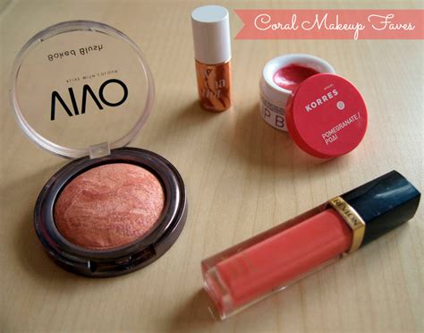 Gemseren Uk Beauty Blog Coral Makeup Favourites From My Collection