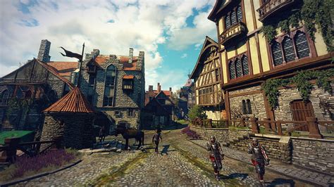 HD wallpaper: road, the city, soldiers, the witcher 3 wild hunt, Novigrad | Wallpaper Flare