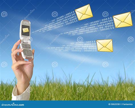 Sending Message Royalty Free Stock Photos Image 5063338