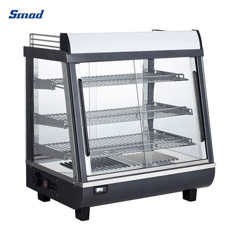 96L China Countertop Hot Food Display Glass Door Warmer Showcase Food Warmer Display Showcase