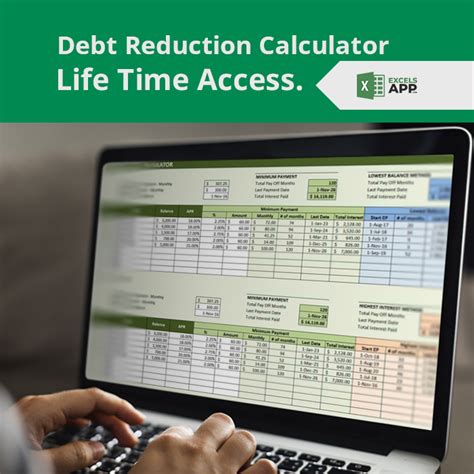 Debt Reduction Calculator - Excels App