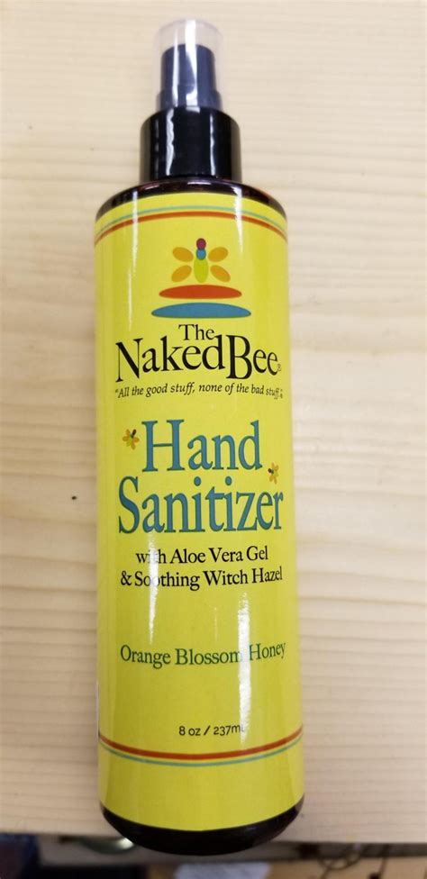 Naked Bee 8oz Hand Sanitizer Orange Blossom Honey 859748001844