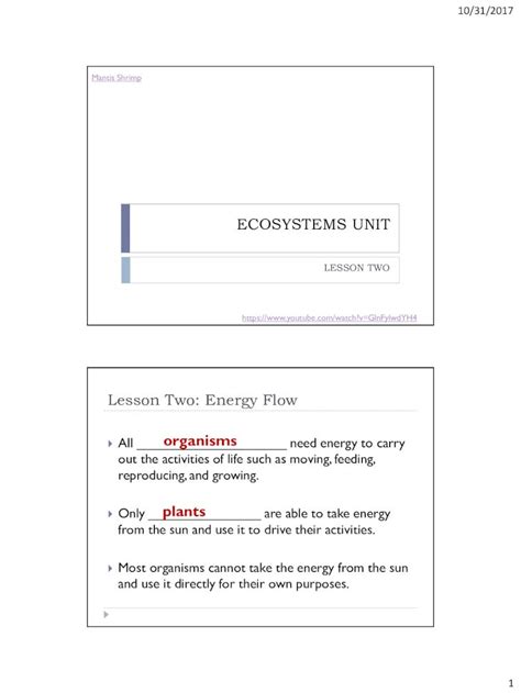 Pdf Lesson Two Energy Flow Msw Filedescribe How