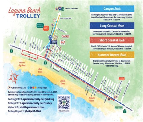 Laguna Beach Trolley Map