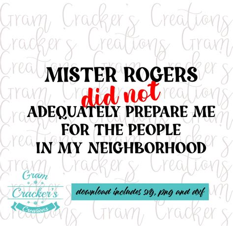 Mister Rogers Neighborhood Instant Download Adulting Funny - Etsy