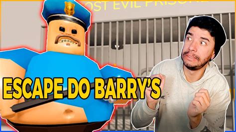 Roblox Fuja Da Pris O Do Barry Ou Ele Te Pega Barrys S Prison Run