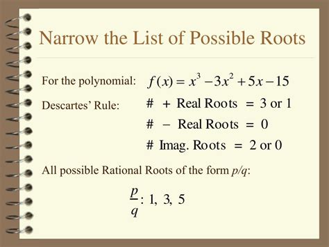 Ppt Roots And Zeros Of Polynomials Iii Powerpoint Presentation Id1287295