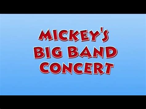 Mickey's Big Band Concert | Mickey Mouse Clubhouse Episodes Wiki | Fandom