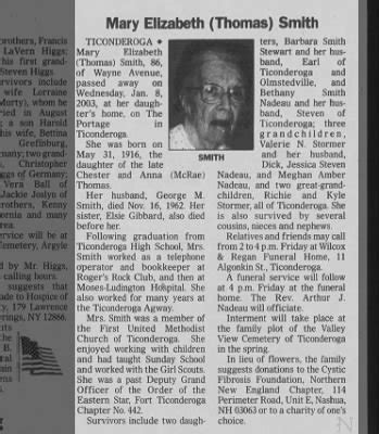 Obituary For Mary Elizabeth Elizabeth Aged Newspapers