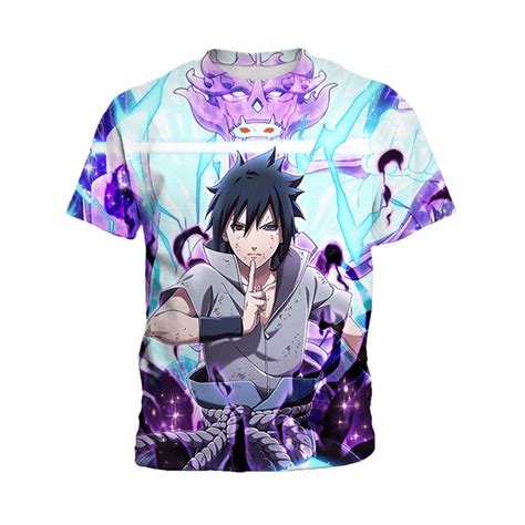 Naruto Naruto Sasuke Kids T Shirt Boys Shirts Anime Baby Tops Shopee