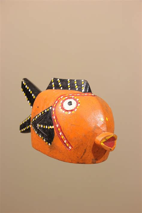 Marionnette Poisson Bozo Masque D Coratif Africain