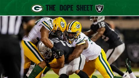 Dope Sheet Packers Take On The Raiders In Prime Time