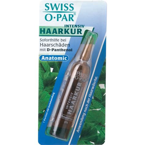 Aufbau Intensiv Haarkur Anatomic Swiss O Par Von Profi Line Online