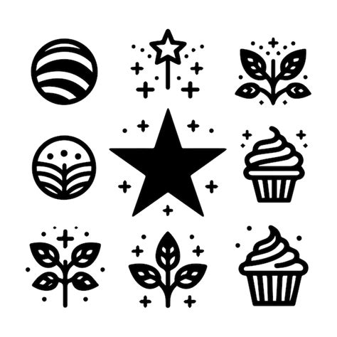 Premium Vector Simple Set Collection Vector With Star