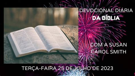 Devocional Diária para terça faira 25 de julho de 2023 YouTube