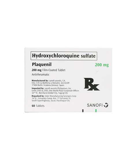 Plaquenil 200 Mg Tablet Rose Pharmacy Medicine Delivery