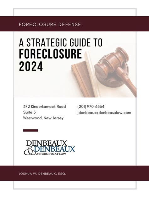 Foreclosure Defense Denbeaux Denbeaux