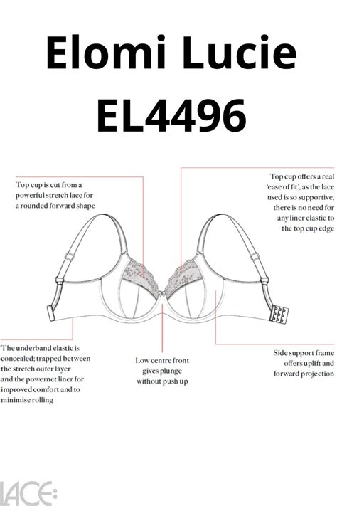 Elomi Lucie Decollet Beha I M Cup Lace Lingerie Nl