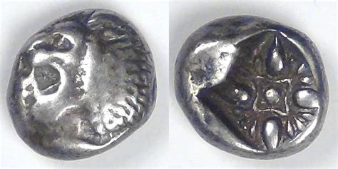 IONIA Miletos 525 475 BC AR Diobol Choice VF Greek Coins