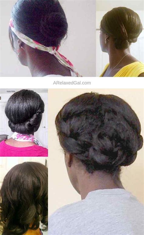 10 No Heat Hairstyle Tutorials For Relaxed Hair | A Relaxed Gal