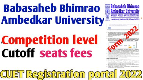 How To Fill Babasaheb Bhimrao Ambedkar University Form 2022 Bbau Form