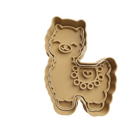 Alpaca Cute Cookie Cutter Stl Cookie Cutter Stl Store Design