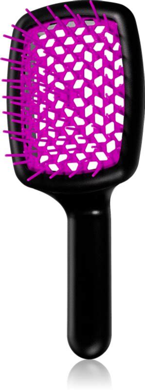 Janeke Curvy M Vented Brush brosse plate pour protéger les cheveux