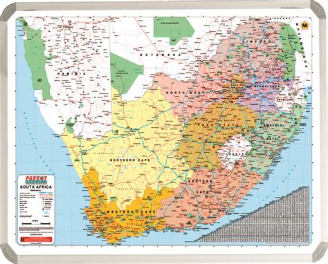 South African AA Map (1200*900mm)