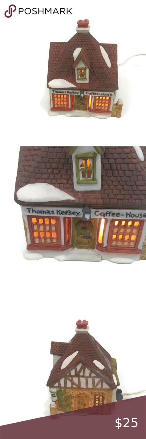 Dept 56 Dickens Village Thomas Kersey Coffee House The Joyous Spirit Of Christmas In Victorian