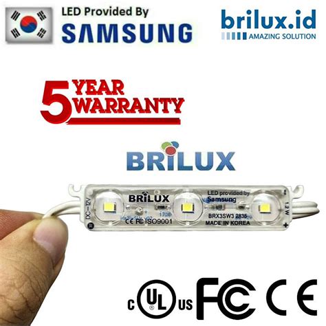 Jual Led Modul Samsung Brilux Mata Smd Ip Waterproof Mitra