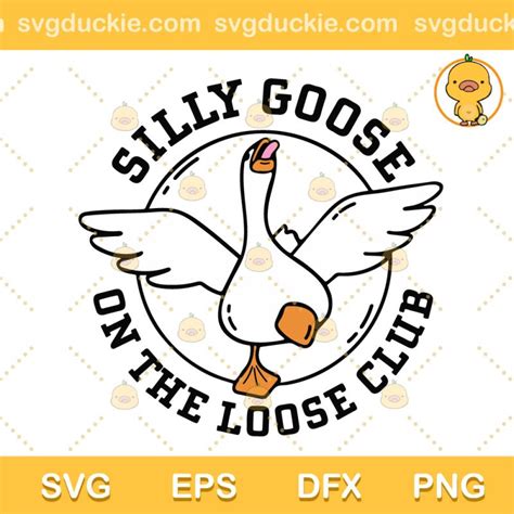 Goose Bumps Svg Silly Goose Svg Funny Goose Svg