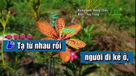 Karaoke Nỗi buồn hoa phượng Bản Minh Phụng Hương Lan ca Album tân cổ