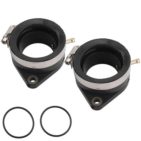 2 pçs carburador coletor de admissão adaptador joint boot para yamaha