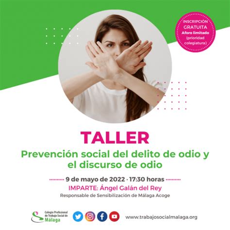 Taller Virtual Prevención Social Del Delito De Odio Y El Discurso De