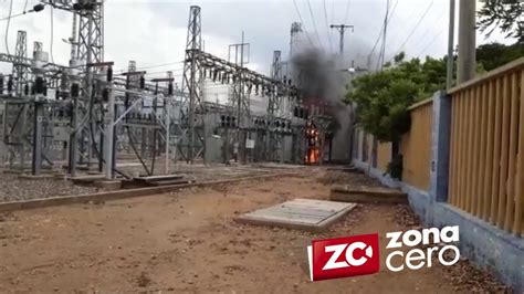 El Incendio En La Subestación Eléctrica De Valledupar Youtube