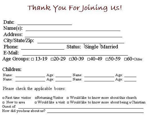 Visitor Card Template You Can Customize