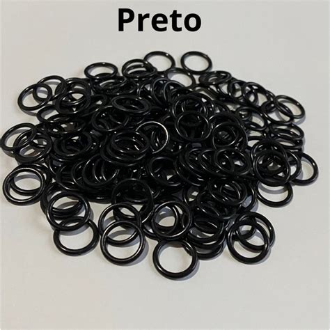 100 Argolas de Plástico Para Lingerie e Artesanato Shopee Brasil