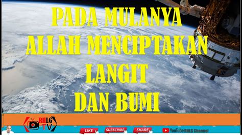 Gambar Allah Menciptakan Langit Dan Bumi Gambar Barumu