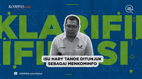 Klarifikasi Isu Hary Tanoe Ditunjuk Sebagai Menkominfo Youtube