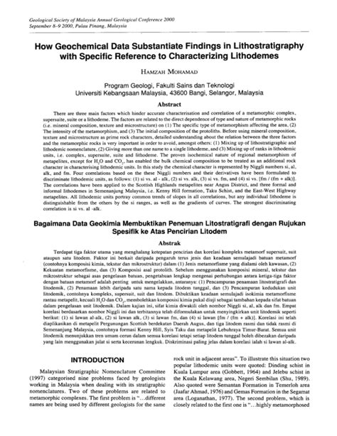 How Geochemical Data Substantiate Findings In Lithostratigraphy