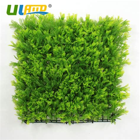 Uland 50x50cmpc Artificial Boxwood Fence Plastic Hedge Panels Mat Home