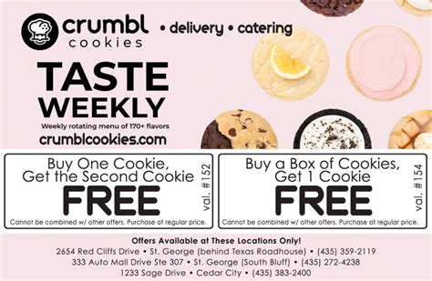 Crumbl Cookie November 2024 Coupon Lenee Shoshana