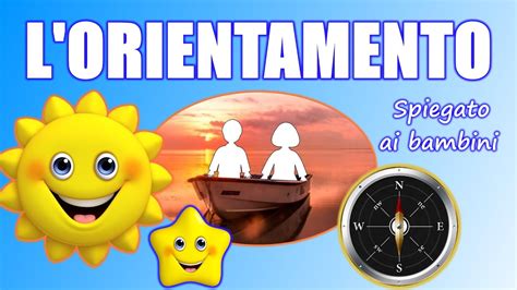 🧭 Lorientamento E I Punti Cardinali Spiegati Ai Bambini 🌞🌟 Lezione Di