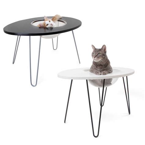 NestEgg Raised Cat Bed & Side Table - CatsPlay Superstore